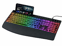 GeneralKeys Computertastatur, Tastatur mit Tastenbeleuchtung; Funktastatur & -Maus Sets Funktastatur & -Maus Sets Funktastatur & -Maus Sets